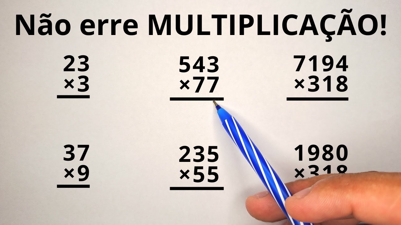 Como Fazer Multiplicação: Aprenda de Forma Simples e Rápida - Enem ...